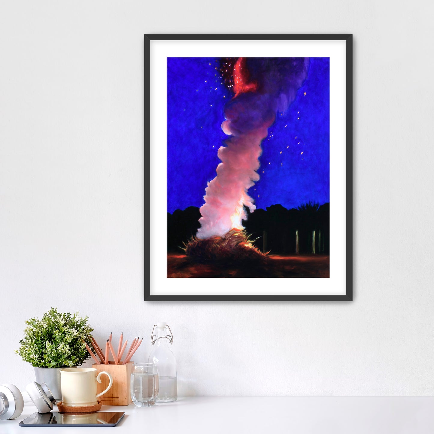 Controlled Burn Paper Print