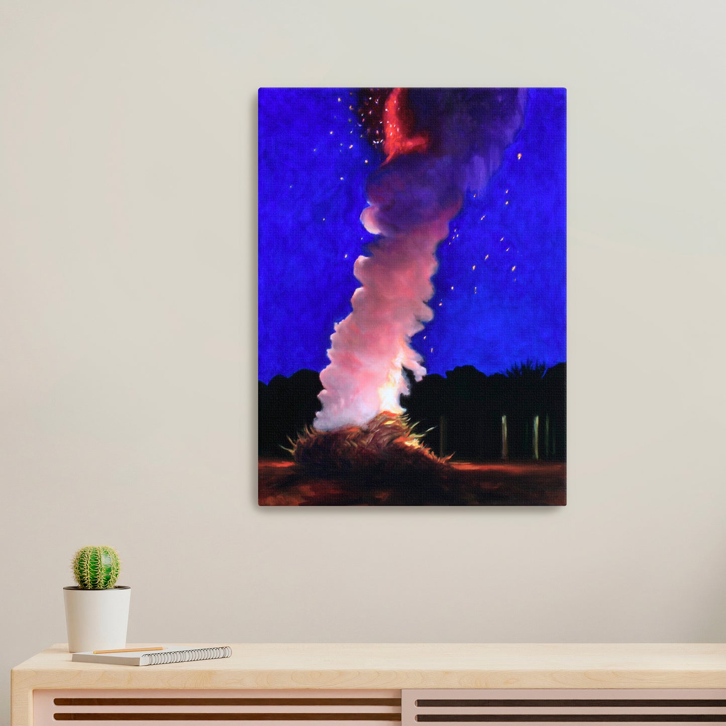 Controlled Burn Canvas Print