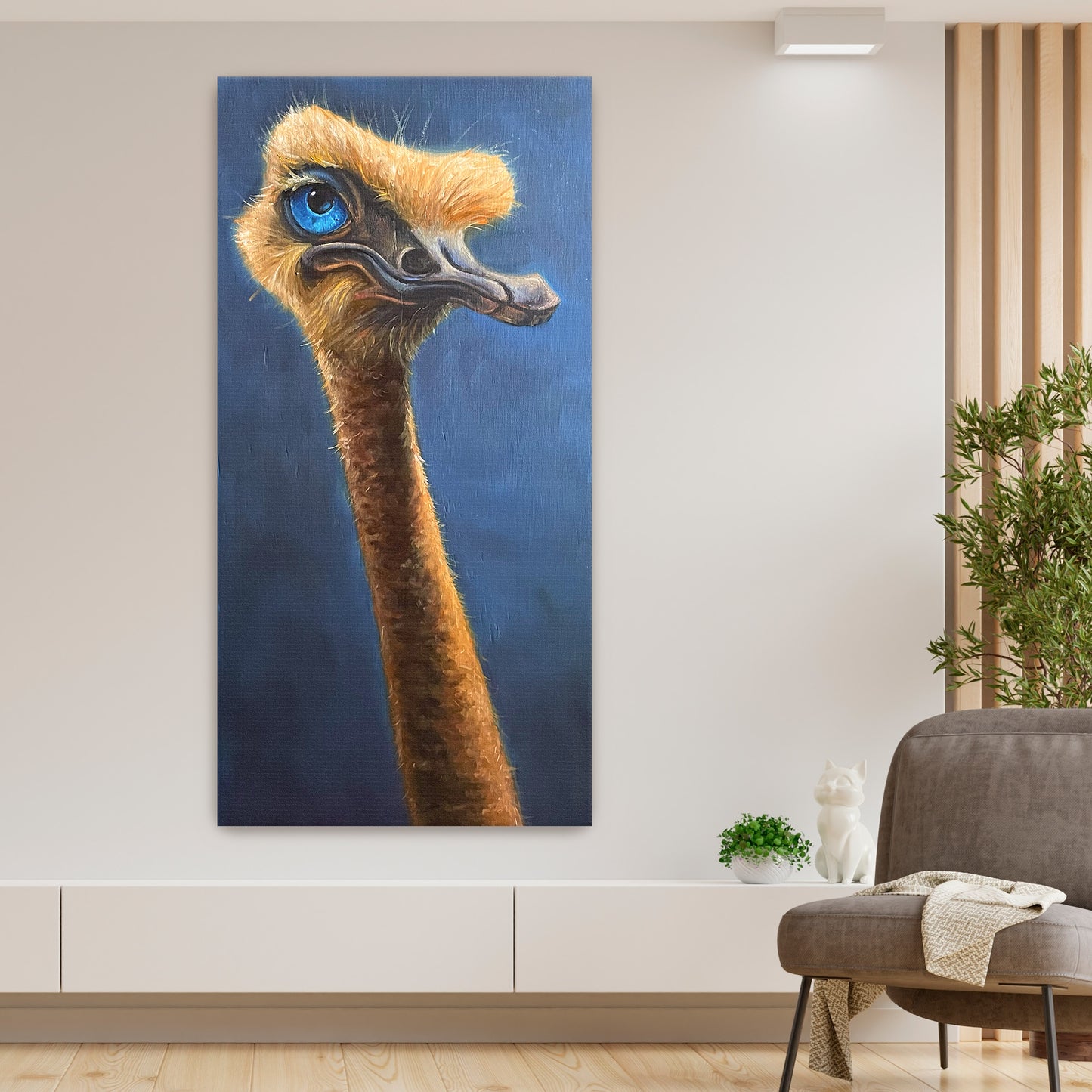 Sir Digby Chicken Caeser Canvas Print
