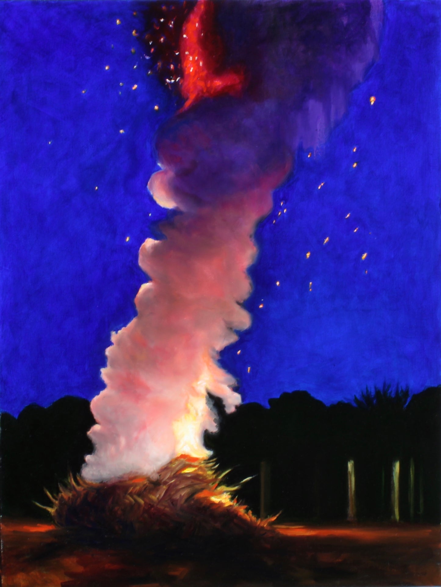 Controlled Burn Paper Print
