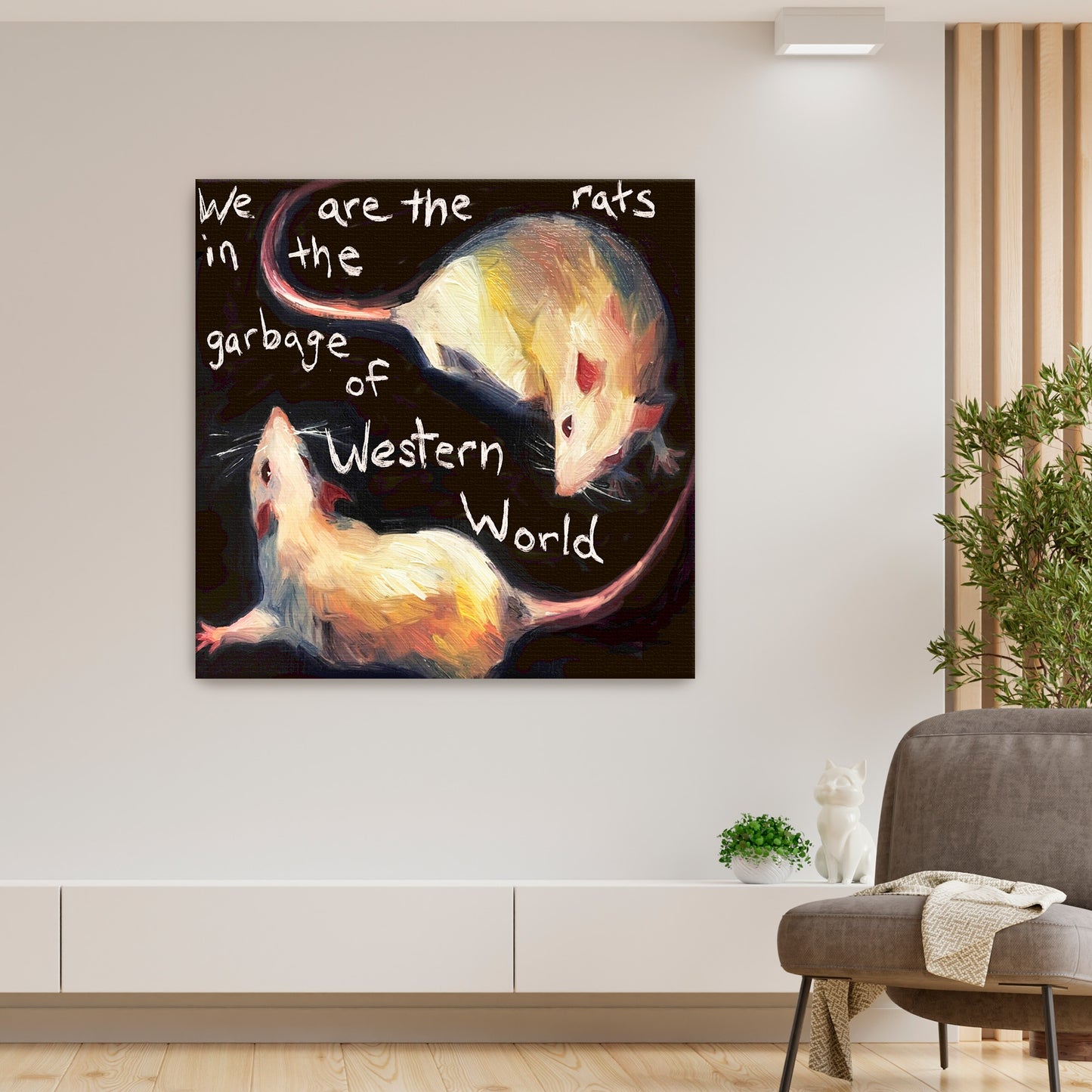 Rats Canvas Print