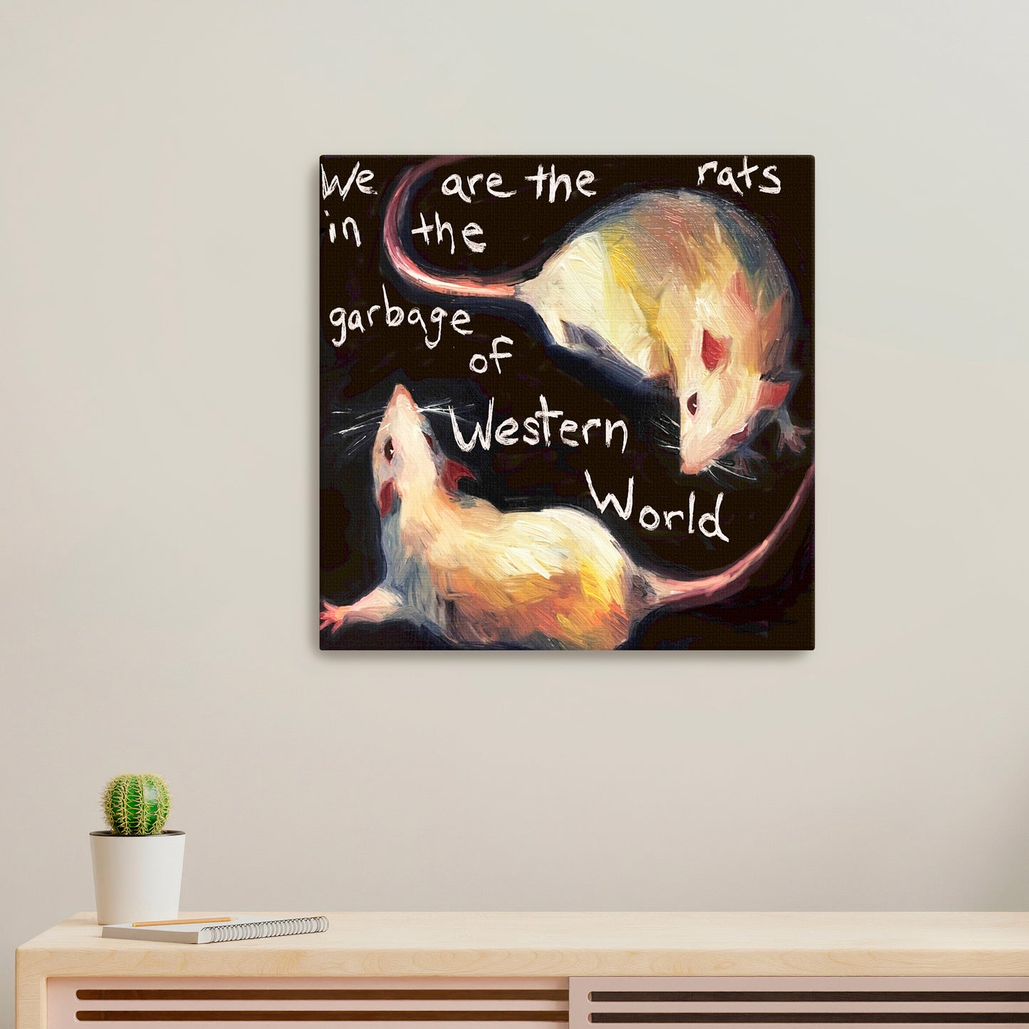 Rats Canvas Print
