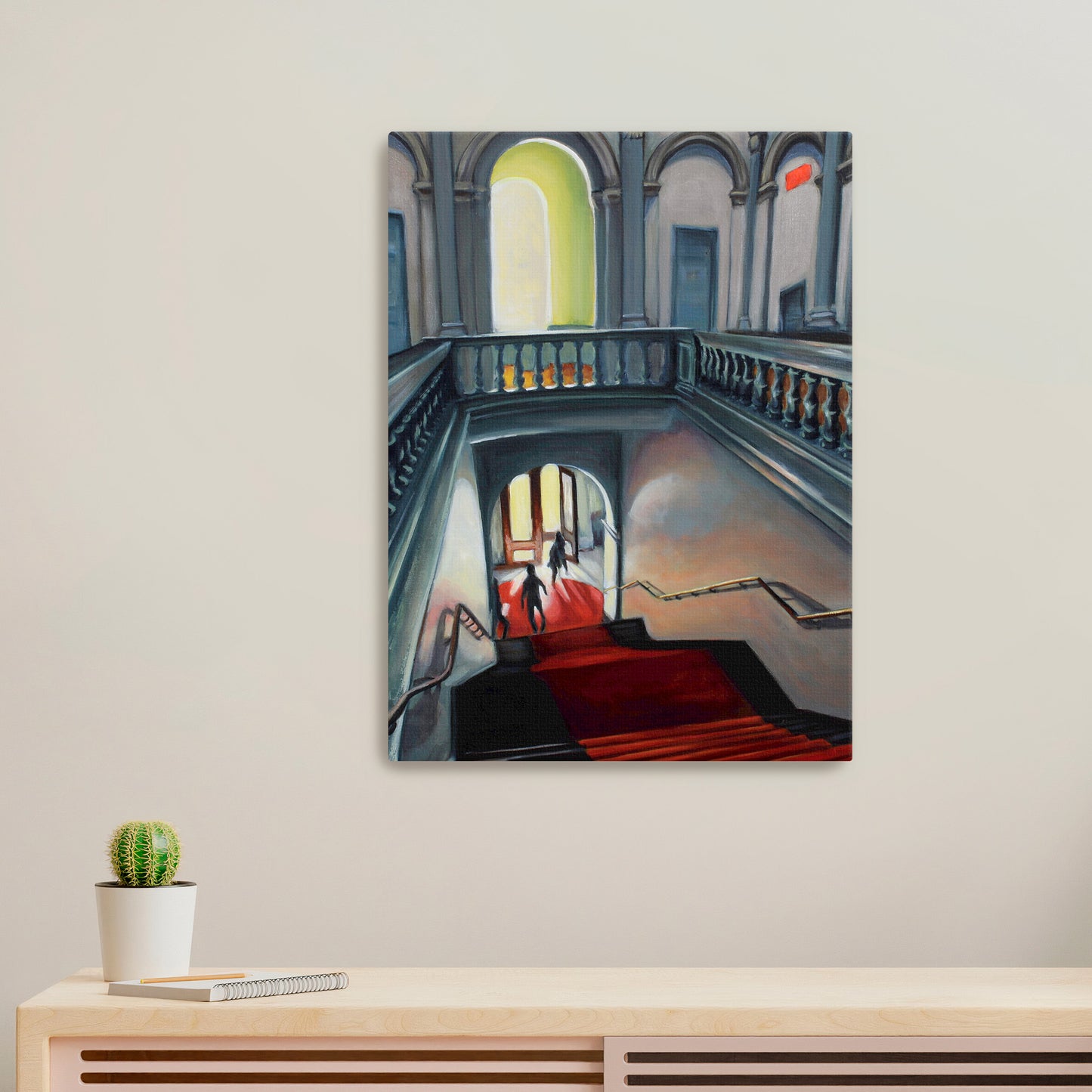 Renwick Stairs Canvas Print