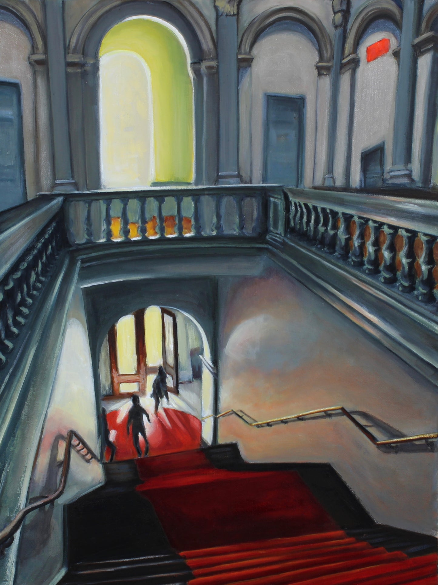 Renwick Stairs Canvas Print